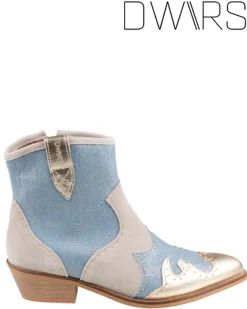 DWRS Lyon Studs Denim Westernboots