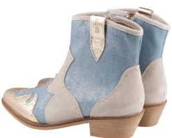 DWRS Lyon Studs Denim Westernboots