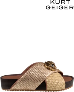 Kurt Geiger London Chelsea cross strap Slippers