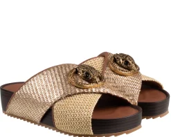 Kurt Geiger London Chelsea cross strap Slippers