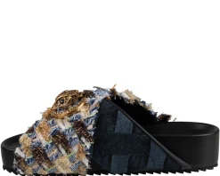 Kurt Geiger London Chelsea cross strap Slippers