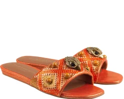 Kurt Geiger London Kensington flat jewel Slippers
