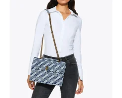 Kurt Geiger London Large Kensington Soft Denim