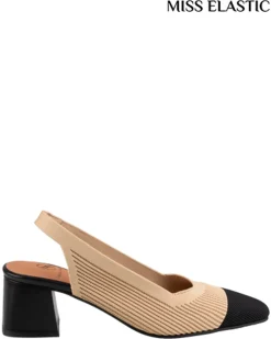 Miss Elastic Salsa Slingbacks